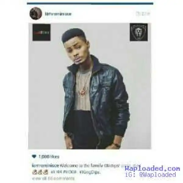 Reminsce Signs New Artiste, Ola Dips, To EDGE RECORD